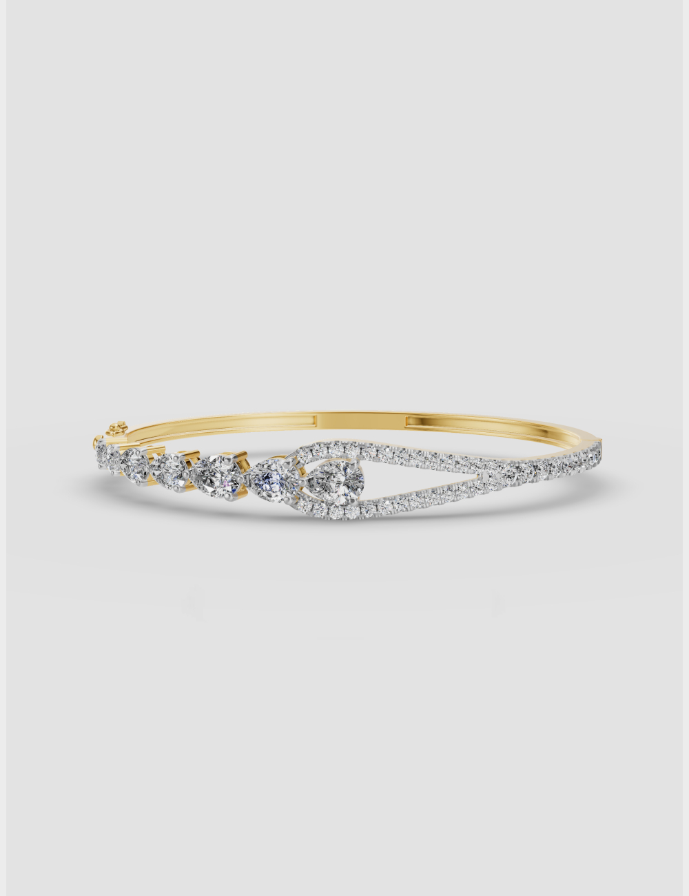 Peary Glow Bracelet 2.92 carat FG-VVS, Yellow Gold, large, image 2