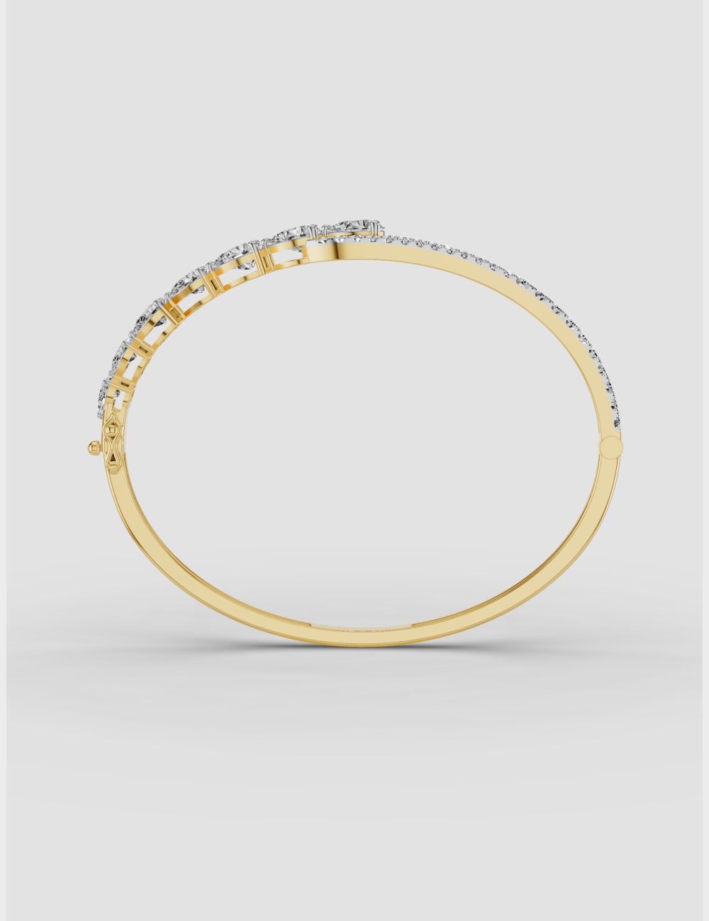 Peary Glow Bracelet 2.92 carat FG-VVS, Yellow Gold, large, image 3