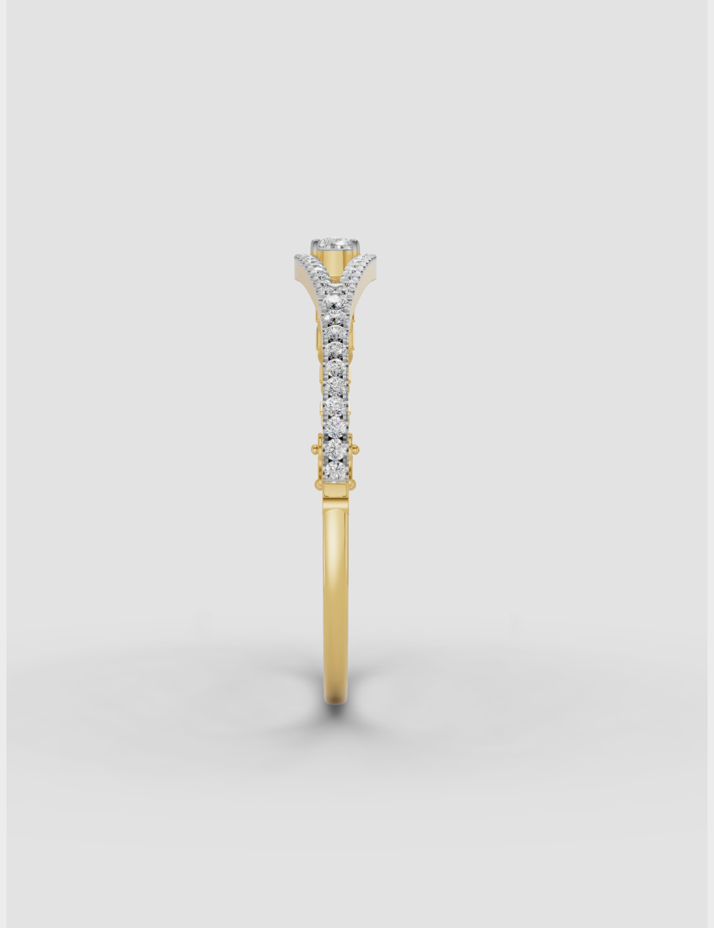 Peary Glow Bracelet 2.92 carat FG-VVS, Yellow Gold, large, image 4