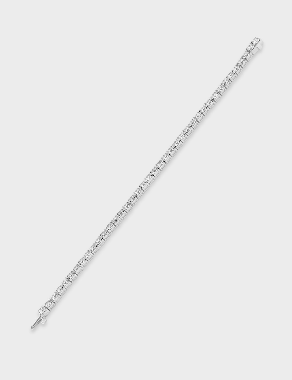 Velvet Radiance Diamond Bracelet 10.39 Carat FG-VVS, White Gold, large, image 2