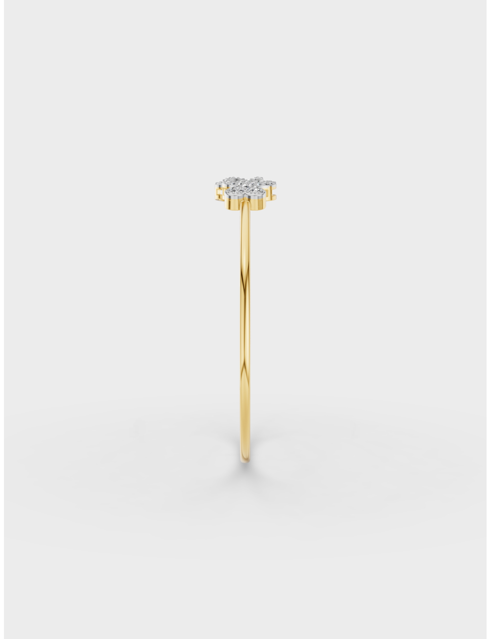 Heartfelt Glam Diamond Bracelet 37 cent FG-VVS, Yellow Gold, large, image 4