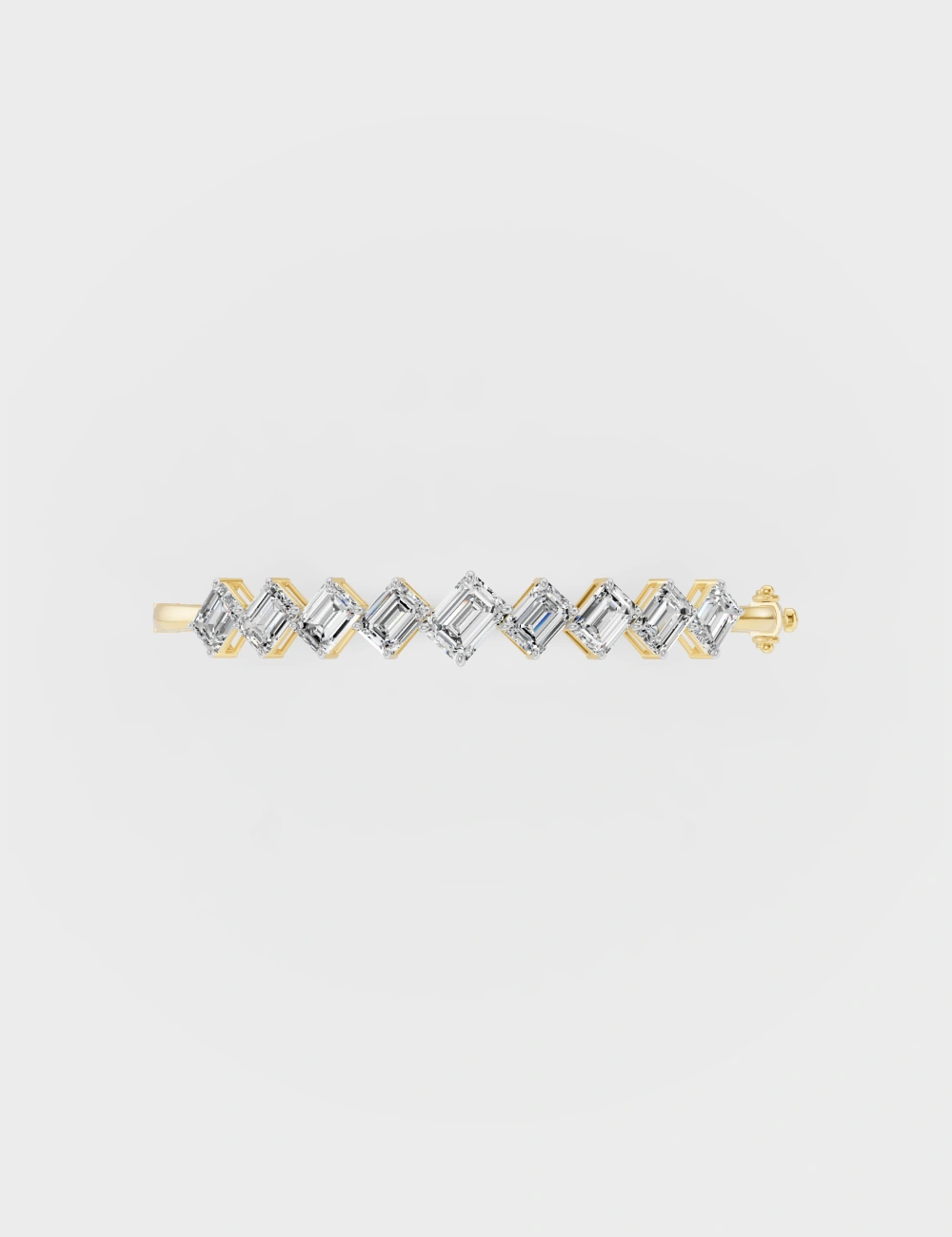 Serenella Diamond Bracelet 4 Carat FG-VVS, Yellow Gold, large, image 3