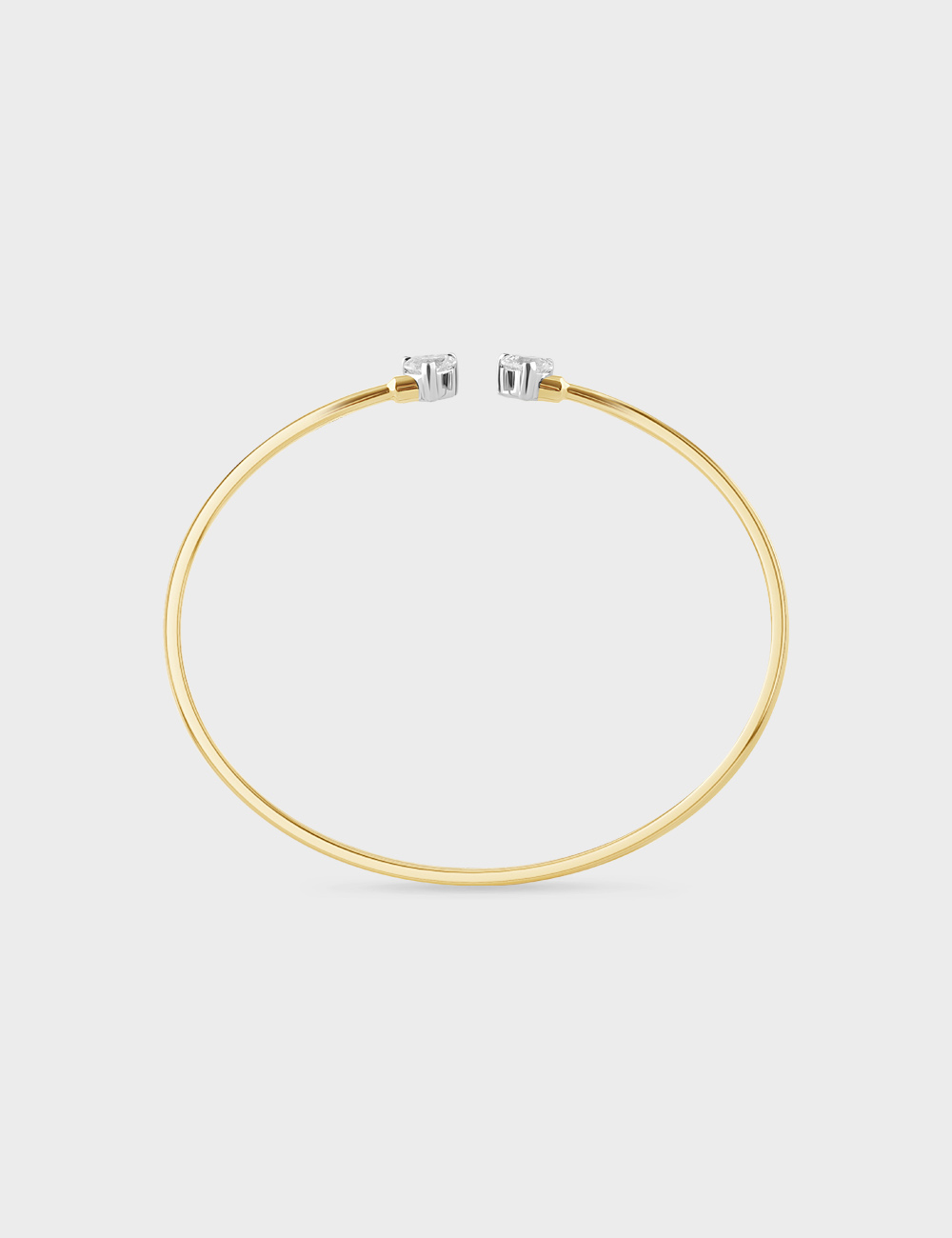 Everyday Heart Diamond Bracelet 0.84 cent FG-VVS, Yellow Gold, large, image 3