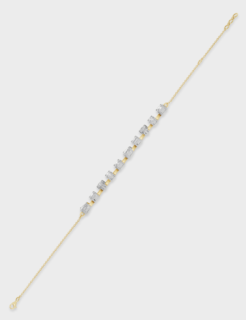Stellar Precision Diamond Bracelet 1.16 carat FG-VVS, Yellow Gold, large, image 2