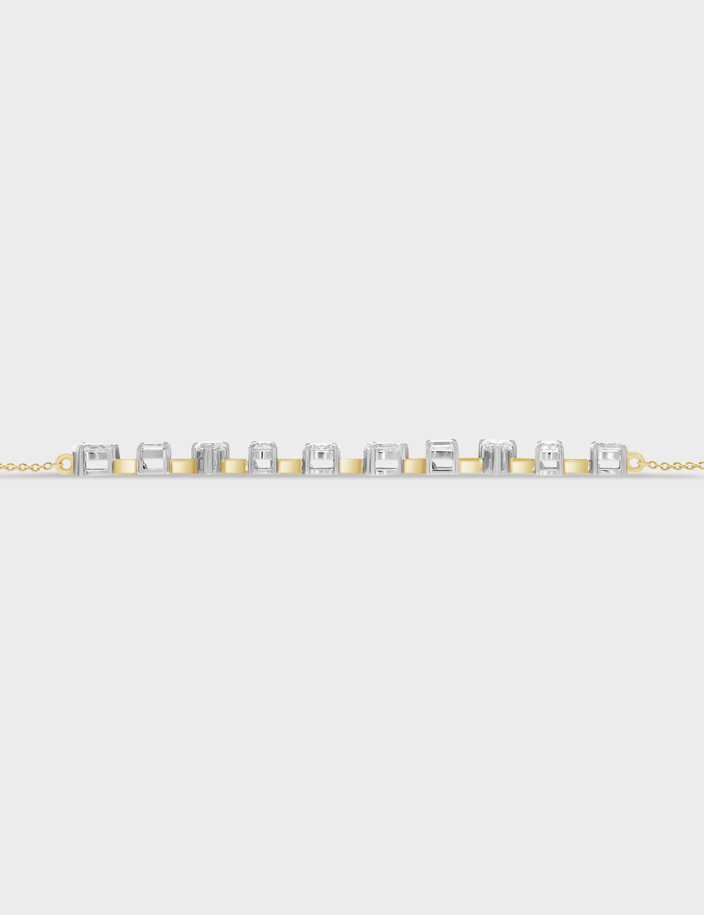 Stellar Precision Diamond Bracelet 1.16 carat FG-VVS, Yellow Gold, large, image 3