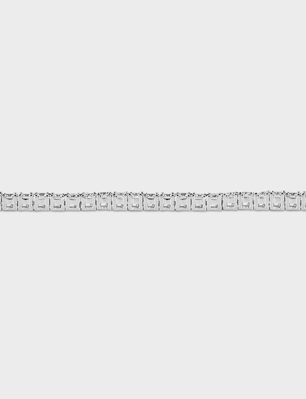 Seamless Spark Lab Grown Diamond Bracelet 3.43 Carat FG-VVS, White Gold, large, image 3