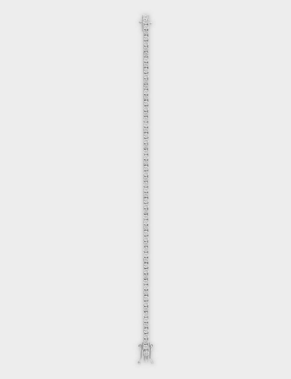 Seamless Spark Lab Grown Diamond Bracelet 3.43 Carat FG-VVS, White Gold, large, image 4
