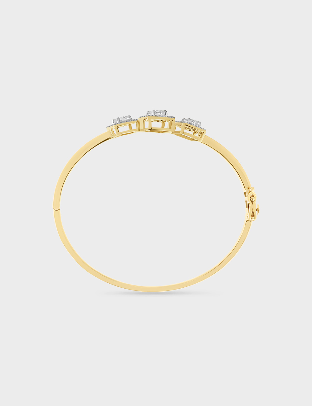 Pristine Lines Diamond Bracelet 2.38 carat FG-VVS, Yellow Gold, large, image 3