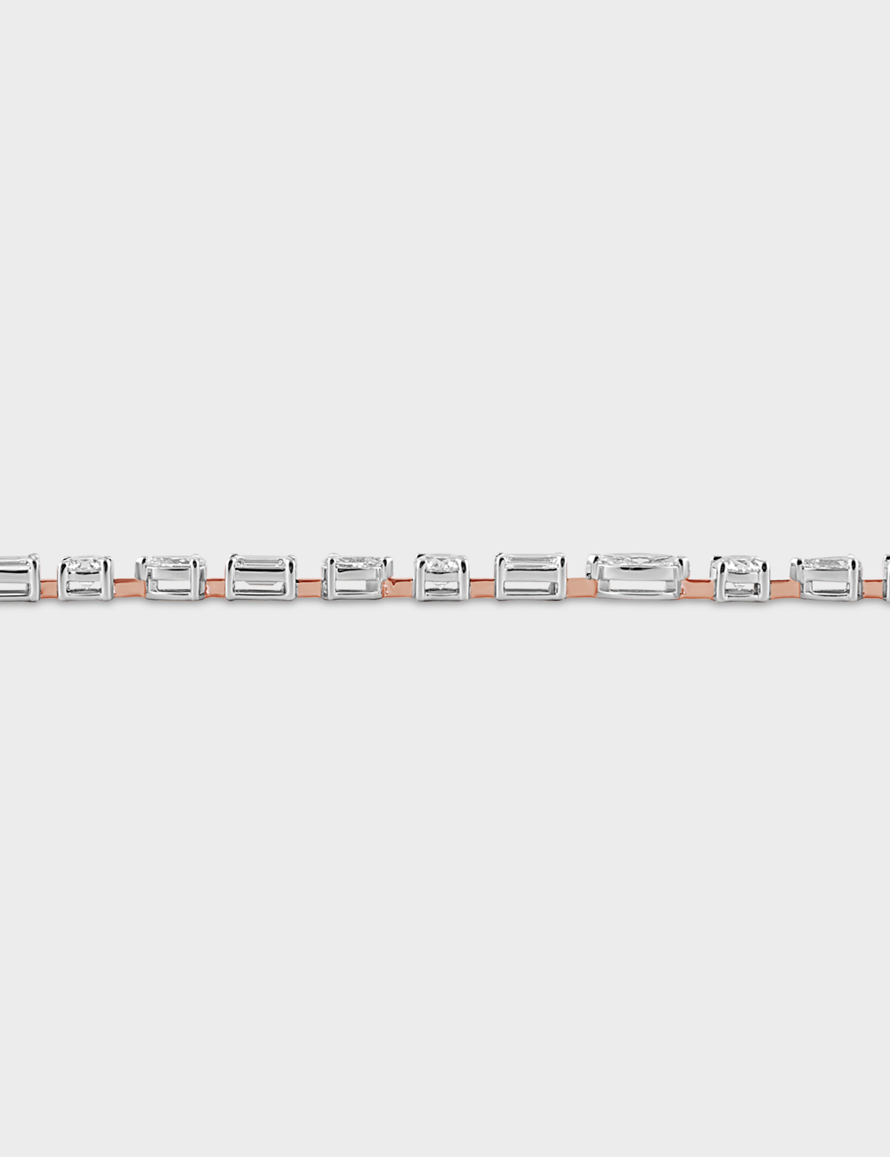 Prism Poise Diamond Bracelet 6.56 carat FG-VVS, Rose Gold, large, image 4