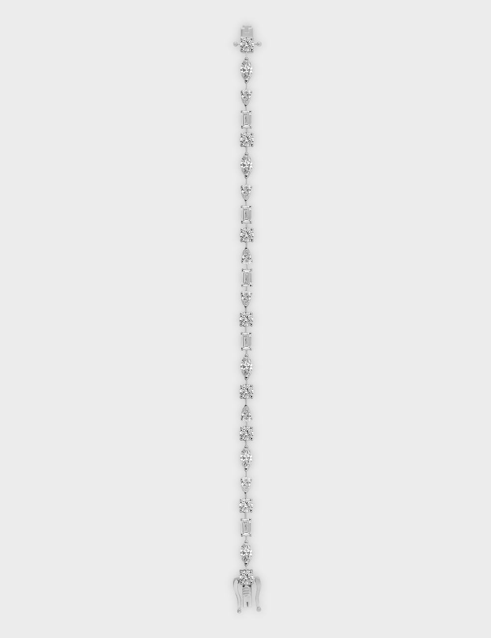 Prism Poise Lab Grown Diamond Bracelet 6.56 Carat FG-VVS, White Gold, large, image 3