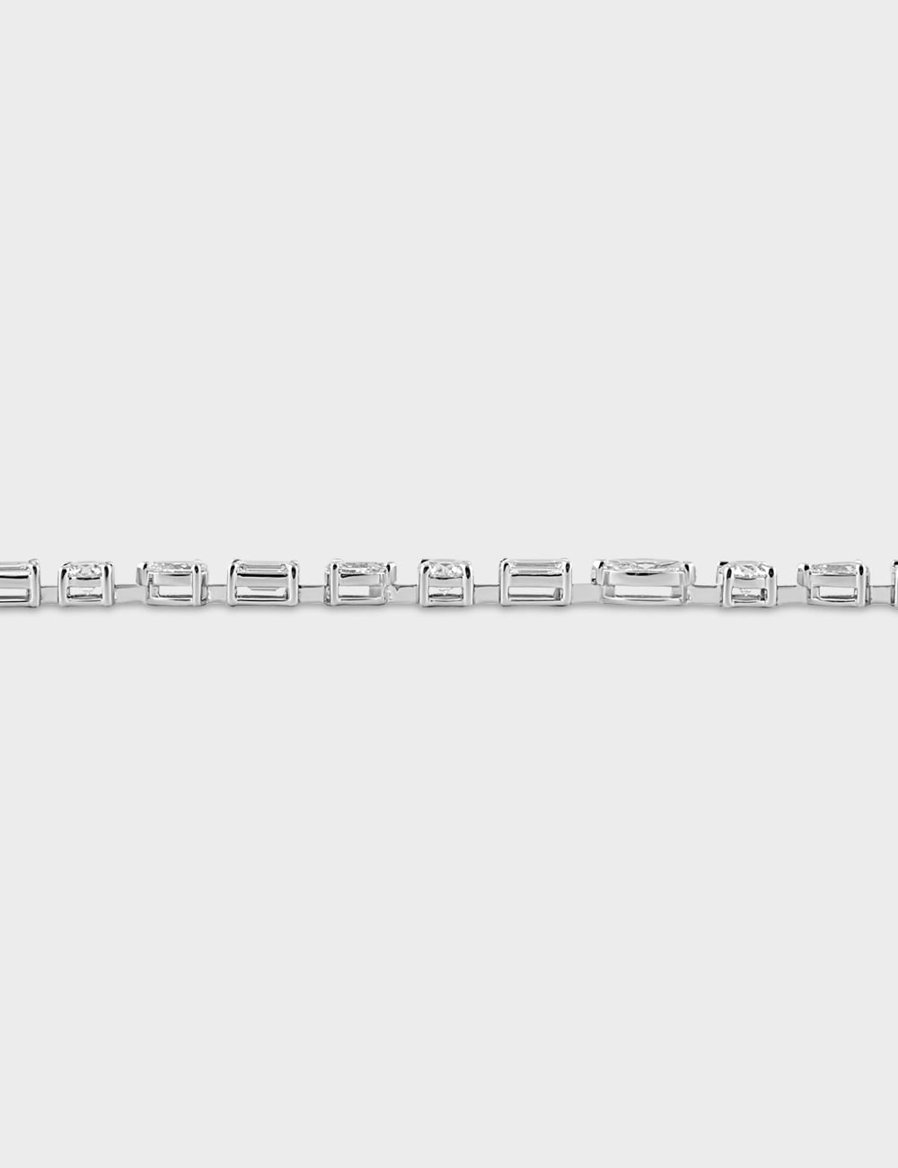 Prism Poise Lab Grown Diamond Bracelet 6.56 Carat FG-VVS, White Gold, large, image 4
