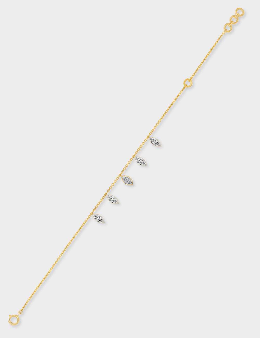 Featherlight Radiance Diamond Bracelet 0.82 cent FG-VVS, Yellow Gold, large, image 3