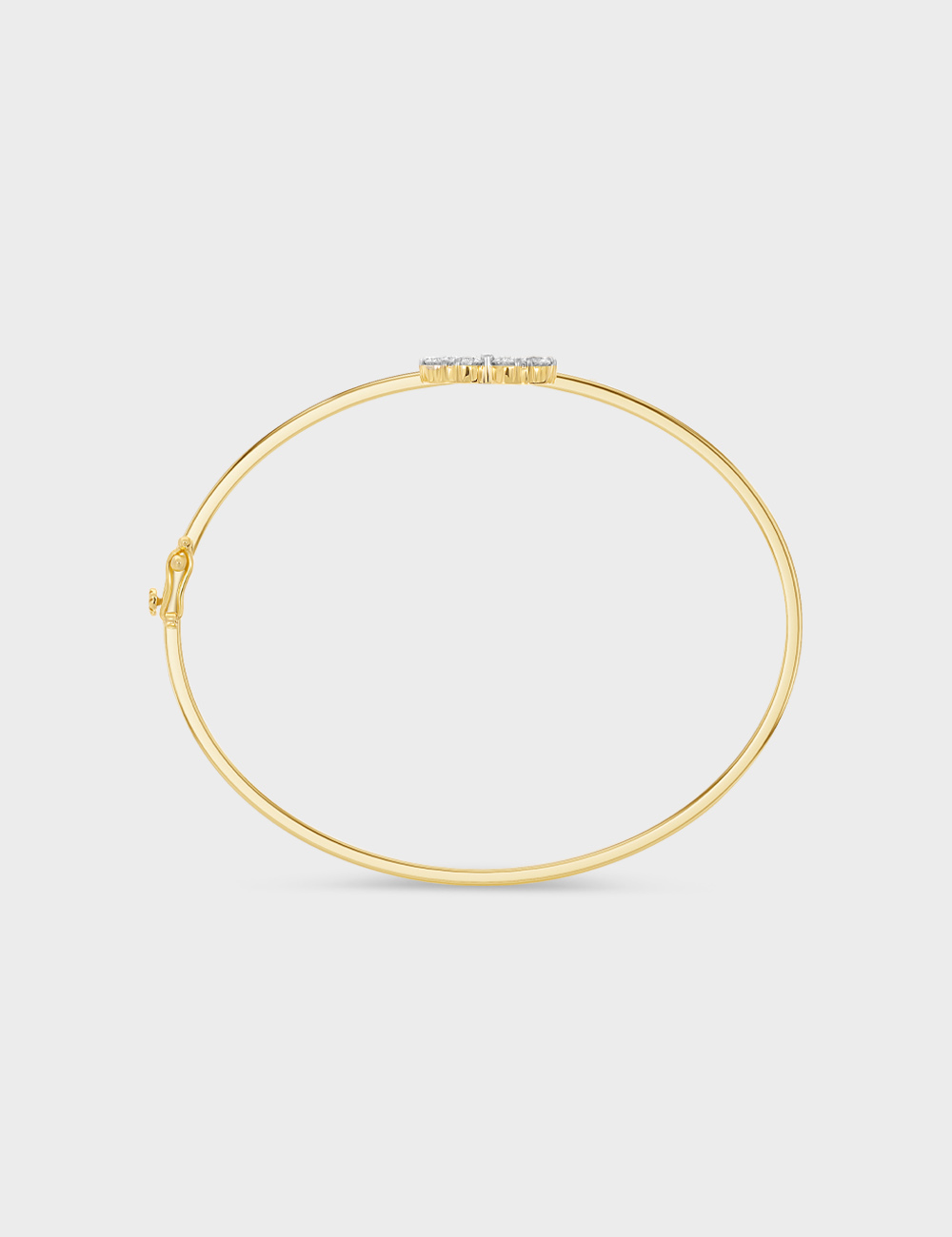 Amoura Diamond Heart Bracelet 1.04 carat FG-VVS, Yellow Gold, large, image 3