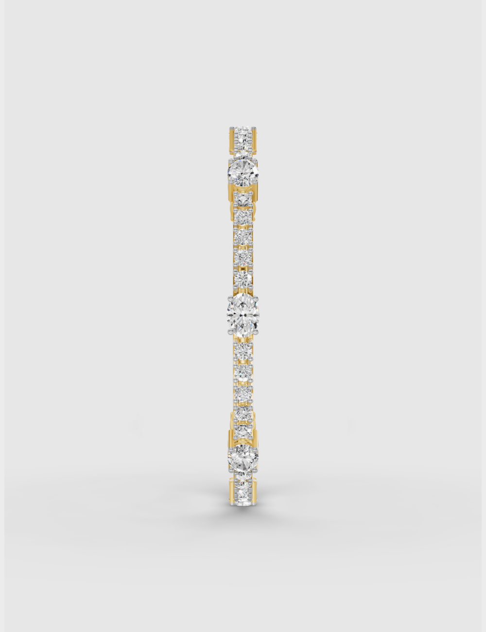 Luxury Redefined Bangle 11.6 carat FG-VVS, Yellow Gold, large, image 4