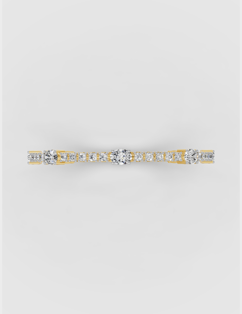 Luxury Redefined Bangle 11.6 carat FG-VVS, Yellow Gold, large, image 5