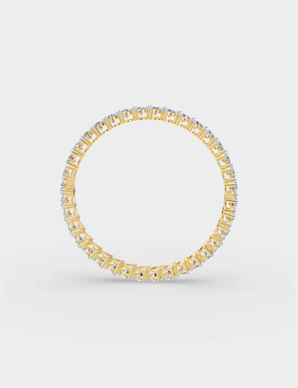 Dewdrop Diamond Bangle 19.5 Carat FG-VVS, Yellow Gold, large, image 4