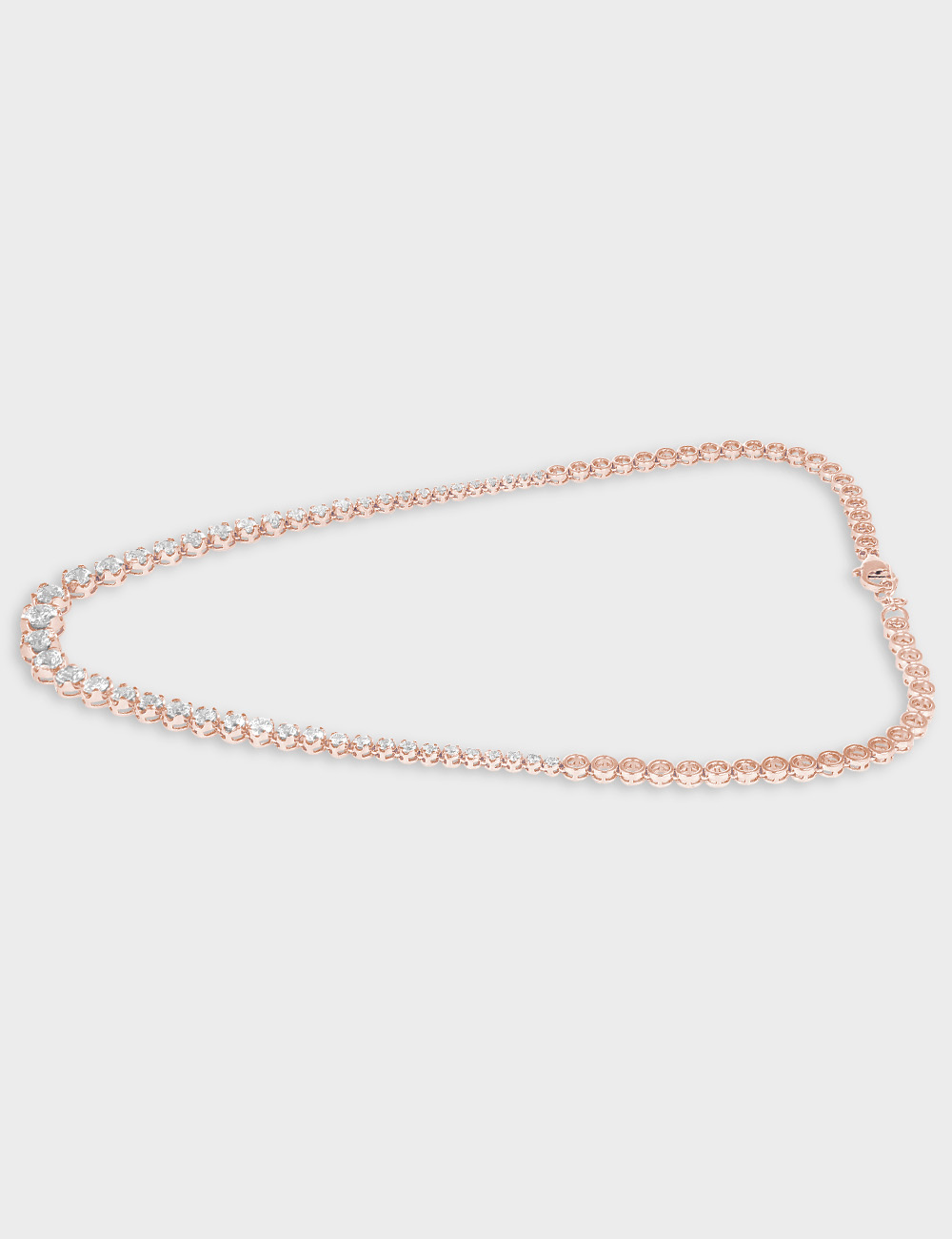 Urban Luxe Diamond Necklace 9.25 carat FG-VVS, Rose Gold, large, image 3