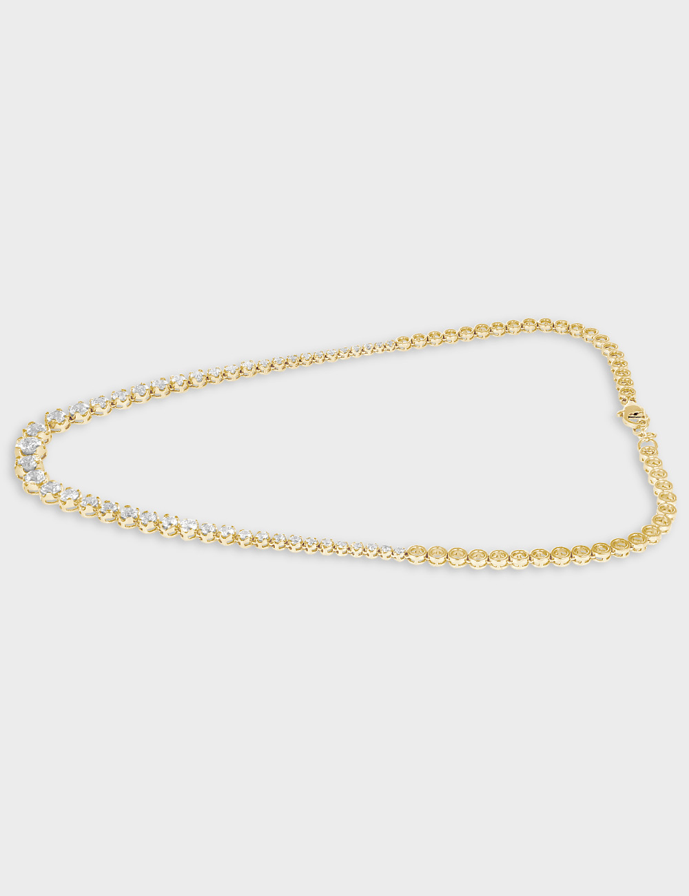 Urban Luxe Diamond Necklace 9.25 carat FG-VVS, Yellow Gold, large, image 3