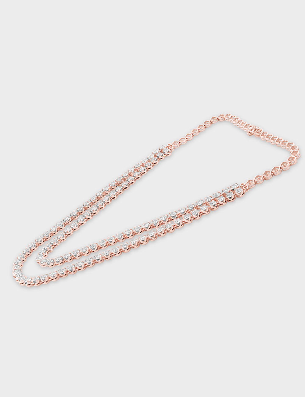 Layered Radiance Diamond Necklace 18.816 carat FG-VVS, Rose Gold, large, image 3