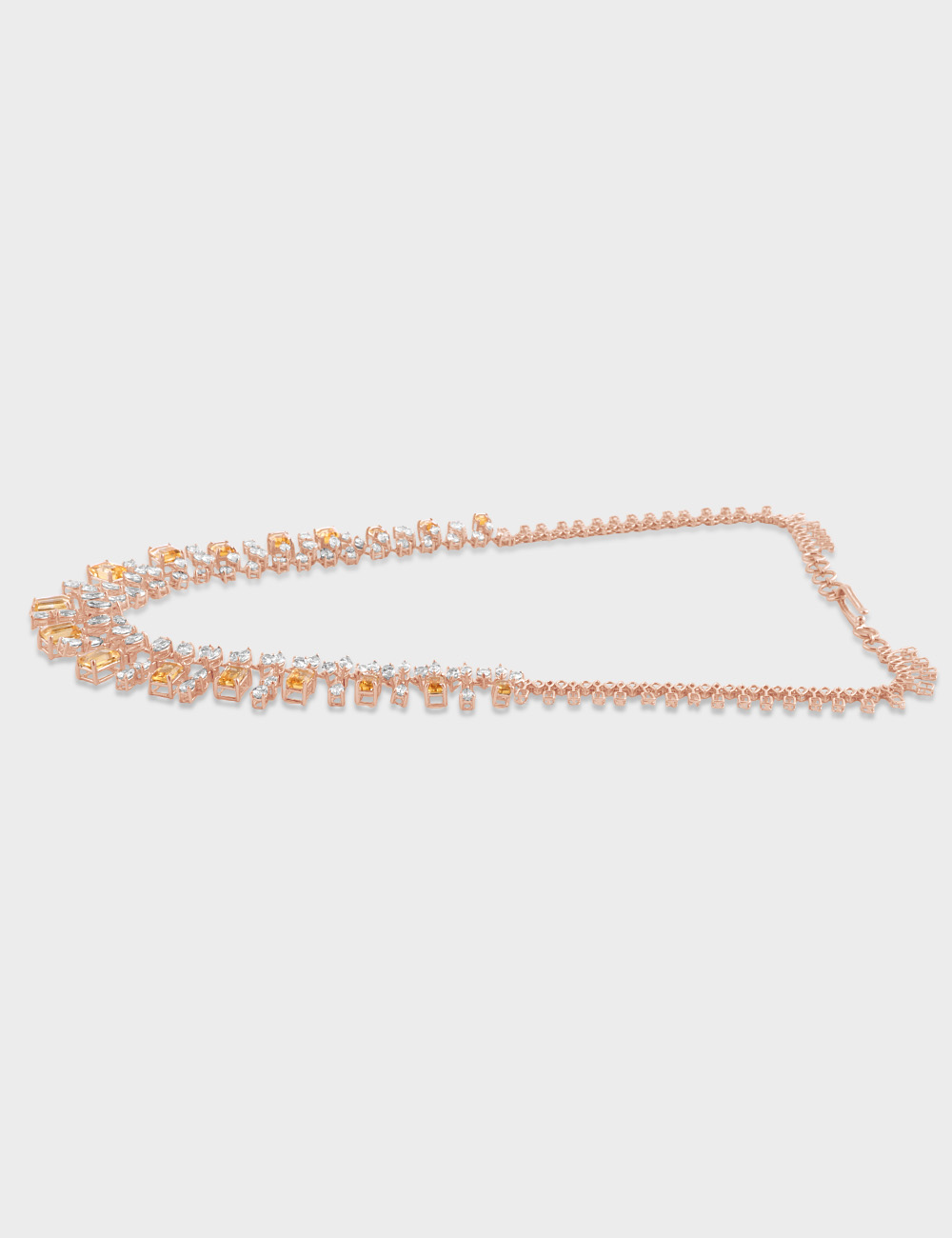 Sunflare Glow Diamond Necklace 10.04 carat FG-VVS, Rose Gold, large, image 4