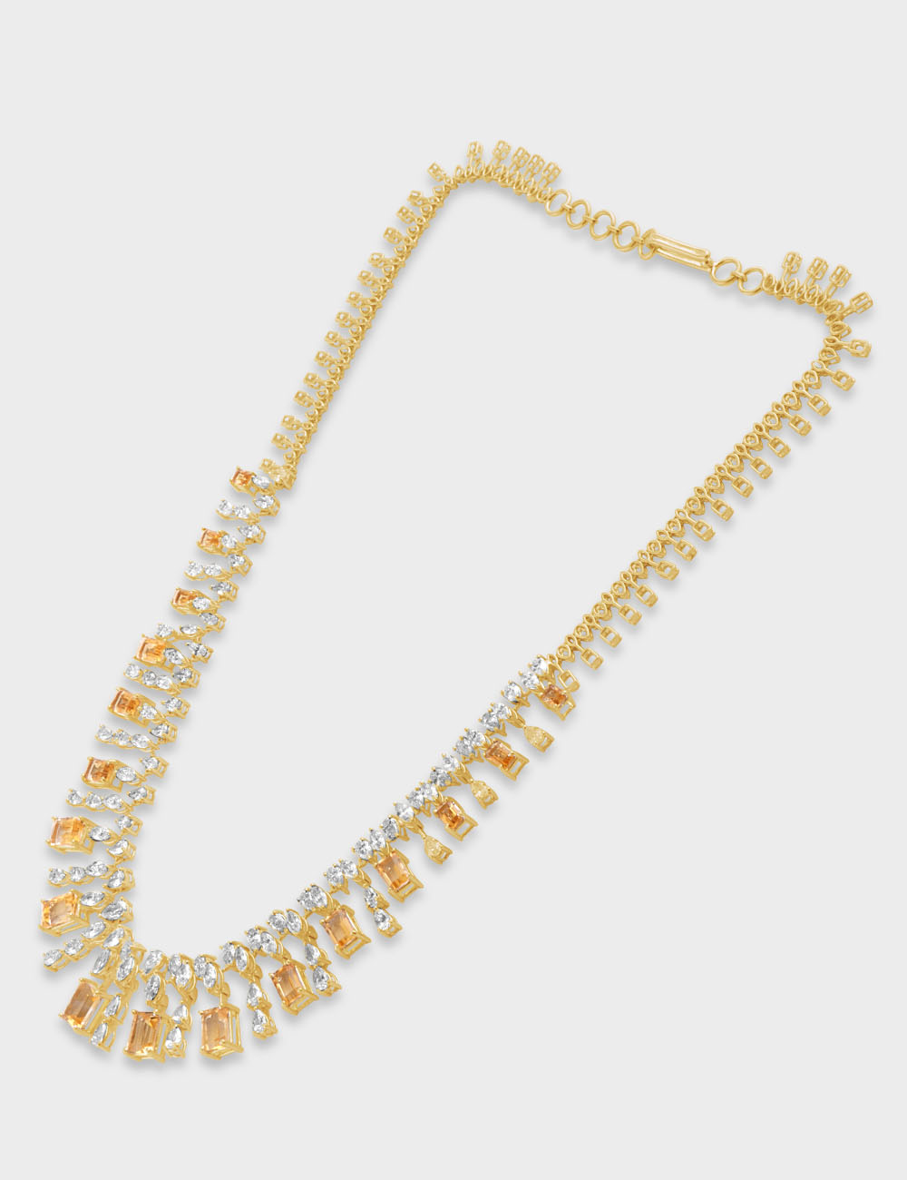 Sunflare Glow Diamond Necklace 10.04 carat FG-VVS, Yellow Gold, large, image 3