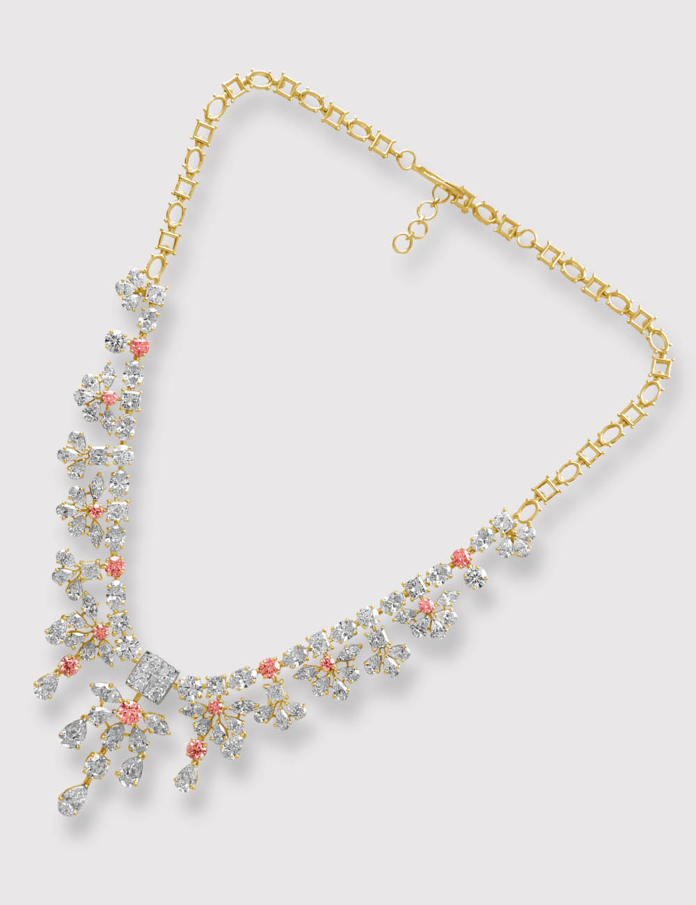 Lumina Regalia Diamond Necklace 41.28 carat FG-VVS, Yellow Gold, large, image 3