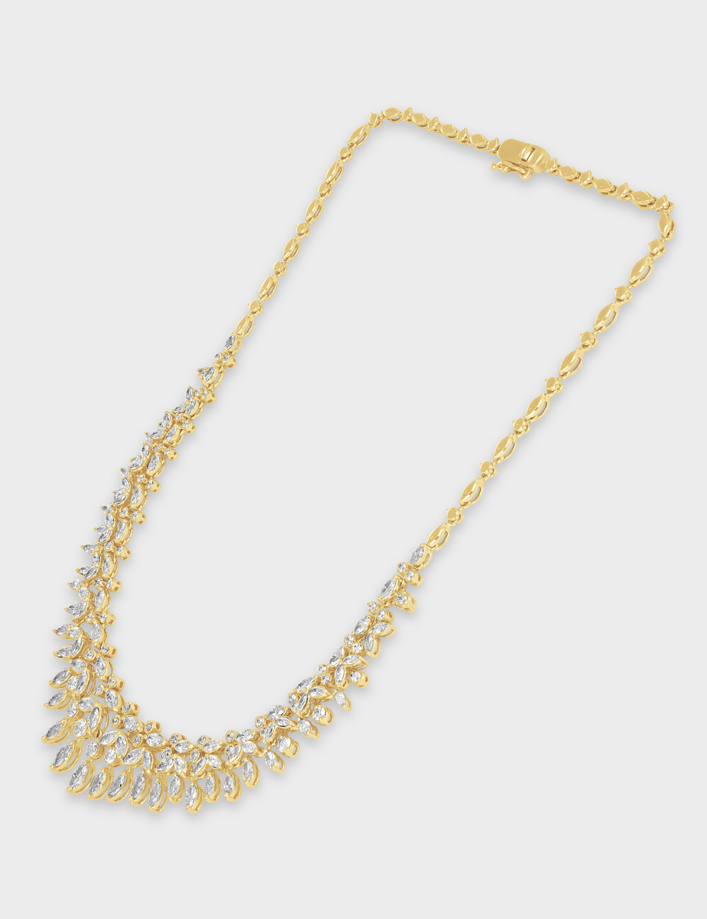 Starlit Gleam Diamond Necklace 10.16 carat FG-VVS, Yellow Gold, large, image 3