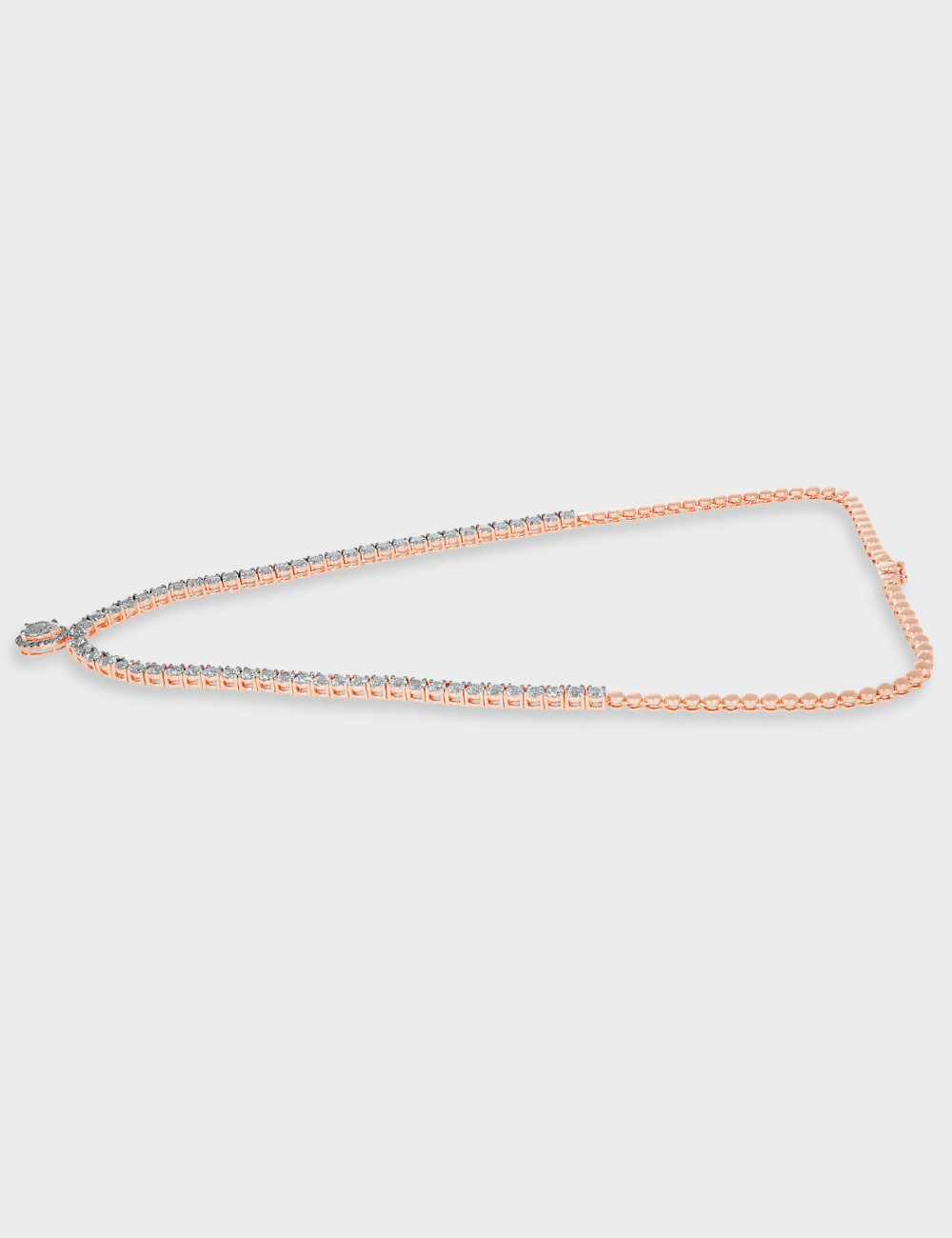 Eternal Allure Diamond Necklace 12.69 carat FG-VVS, Rose Gold, large, image 3