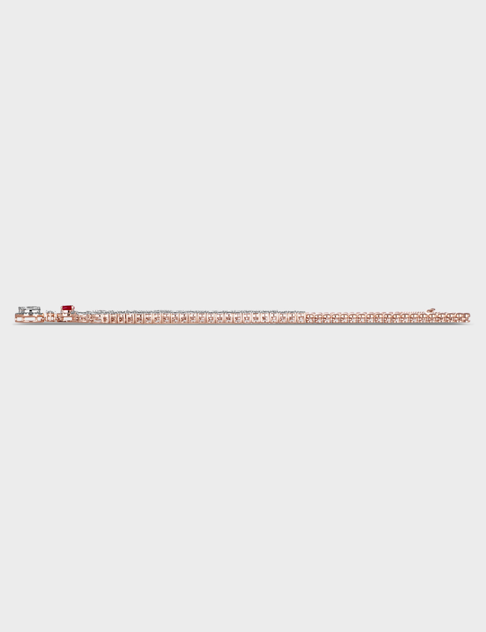 Scarlet Ember Diamond Necklace 12.18 carat FG-VVS, Rose Gold, large, image 4