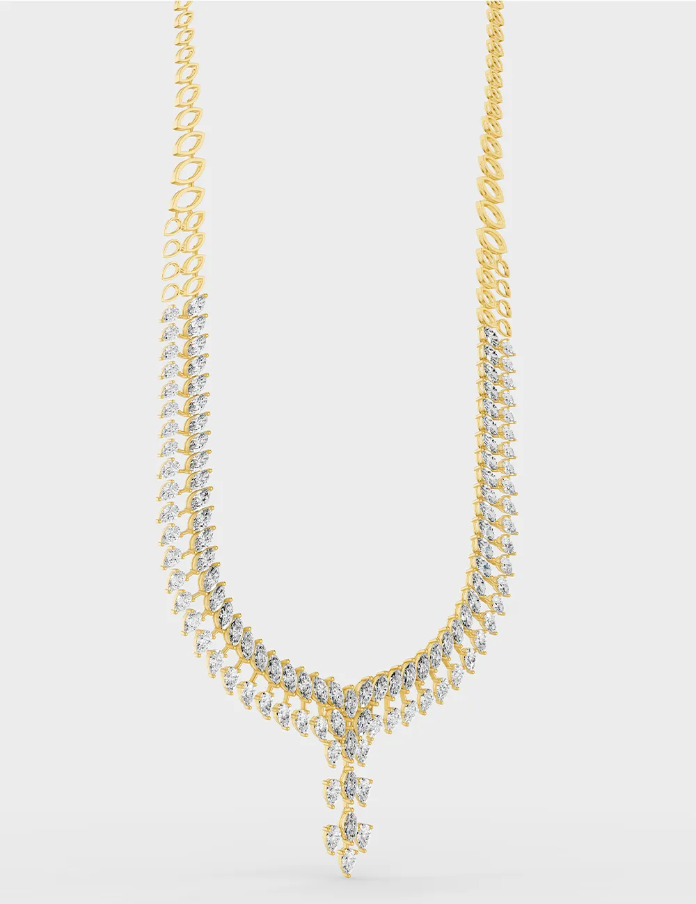 Soirée Splendour Diamond Necklace 26.04 carat FG-VVS, Yellow Gold, large, image 5