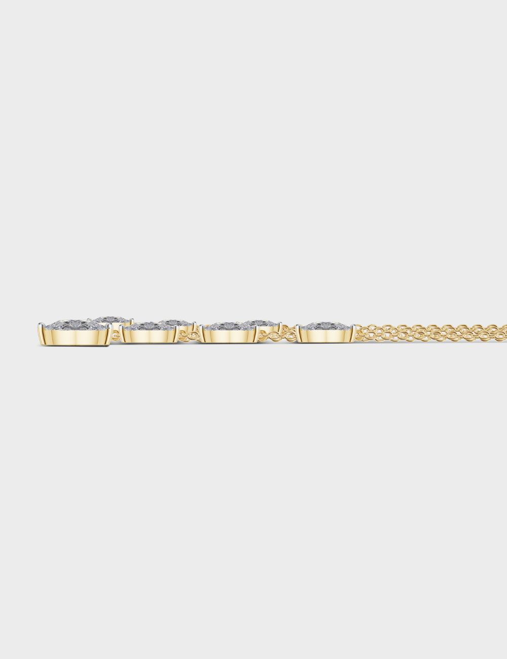 Luminary Identity Diamond Necklace 2.48 carat FG-VVS, Yellow Gold, large, image 4