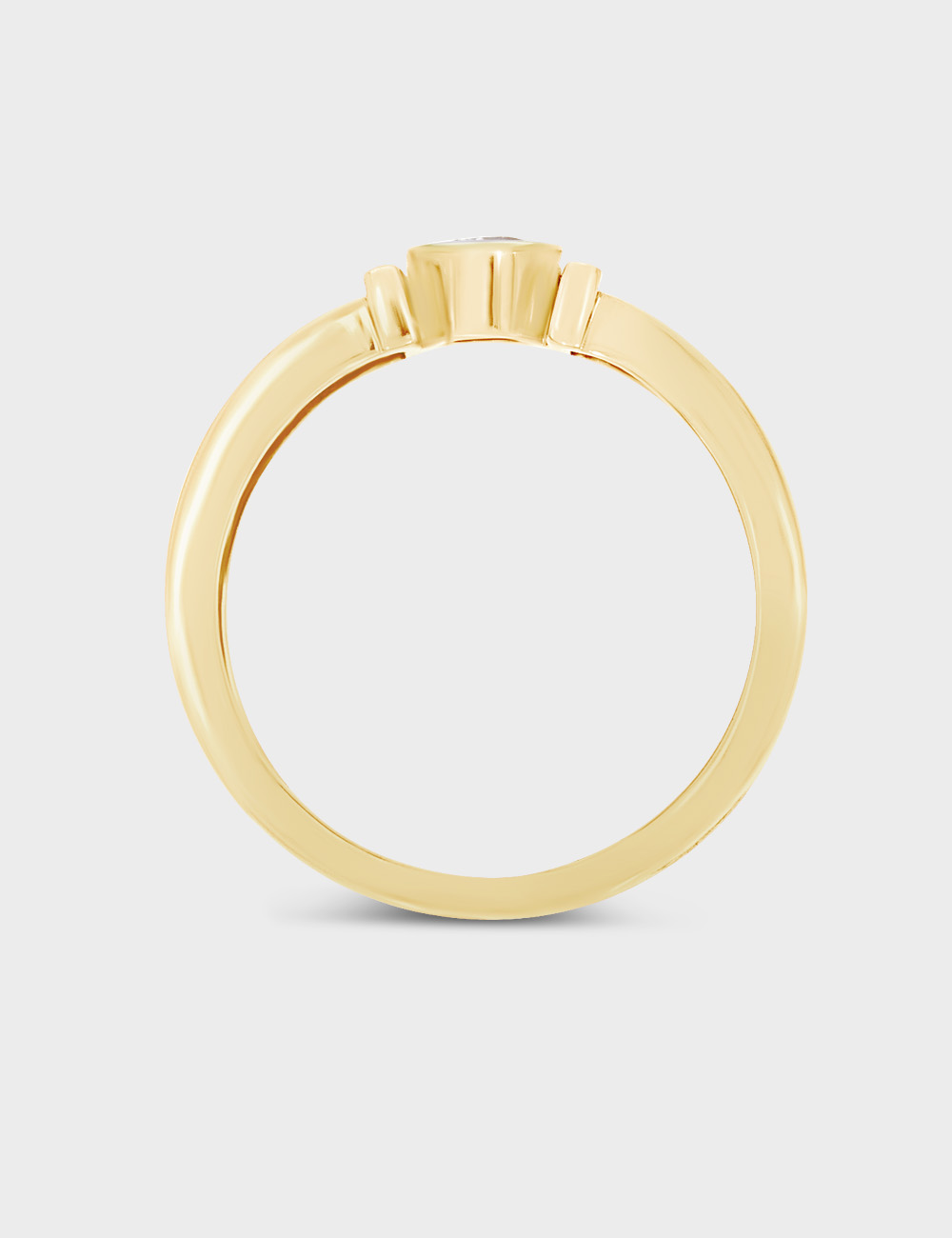 Meridian Men's Diamond Band 0.25 cent FG-VVS, Yellow Gold, large, image 4