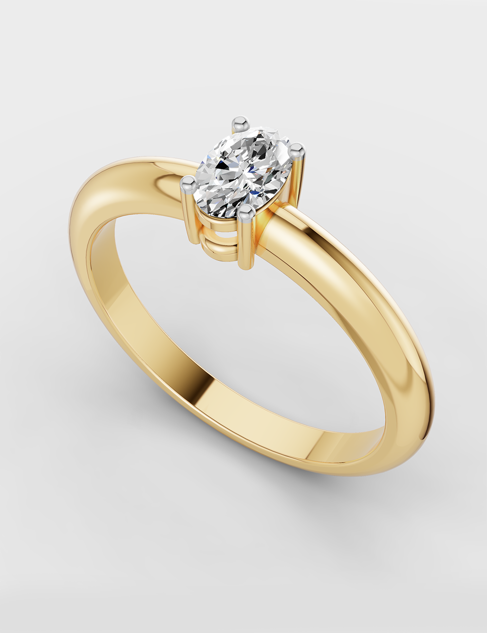 Delightful Diamond Ring 26 cent FG-VVS, Yellow Gold, large, image 1