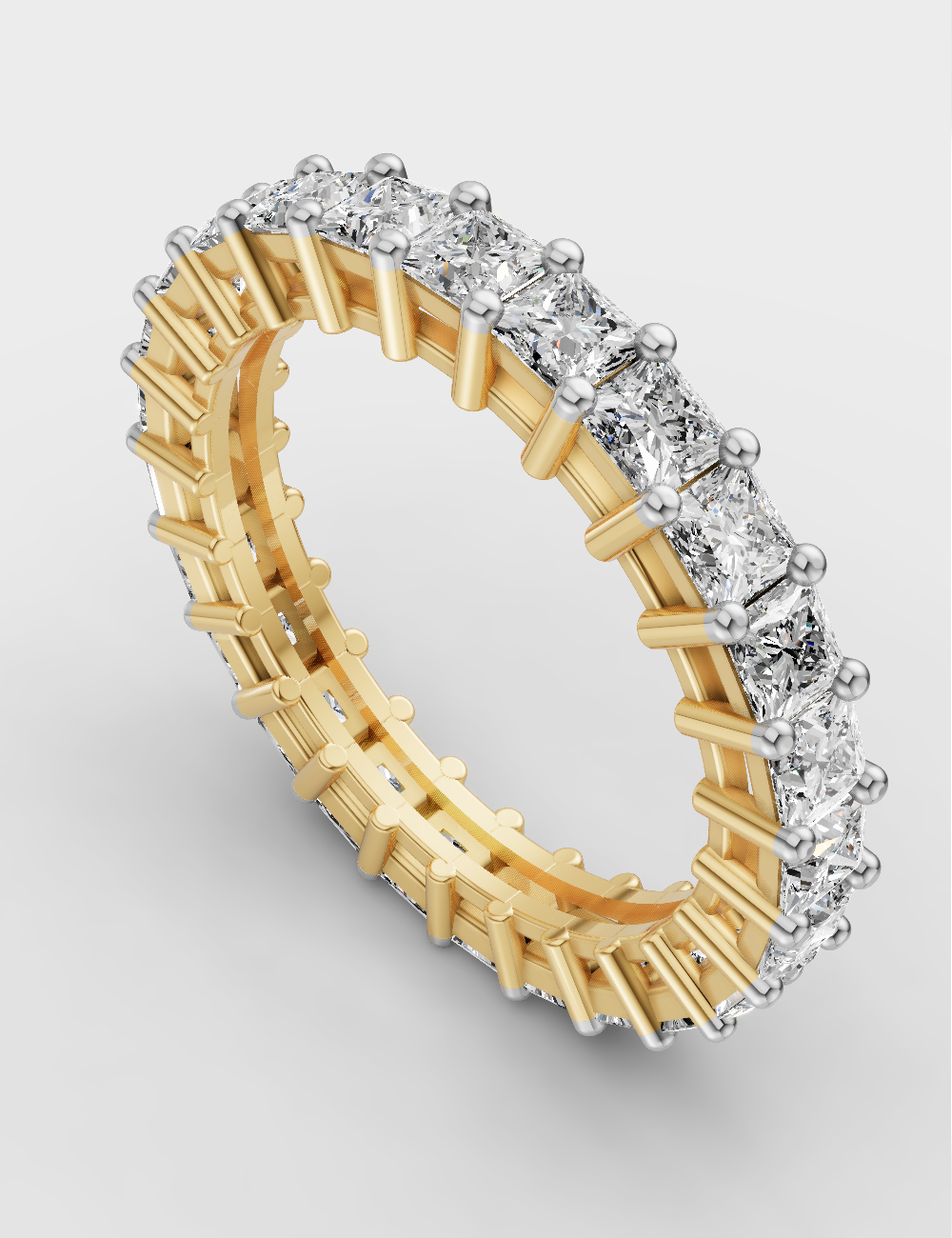 Exquisite Diamond Ring 1.94 carat FG-VVS, Yellow Gold, large, image 1