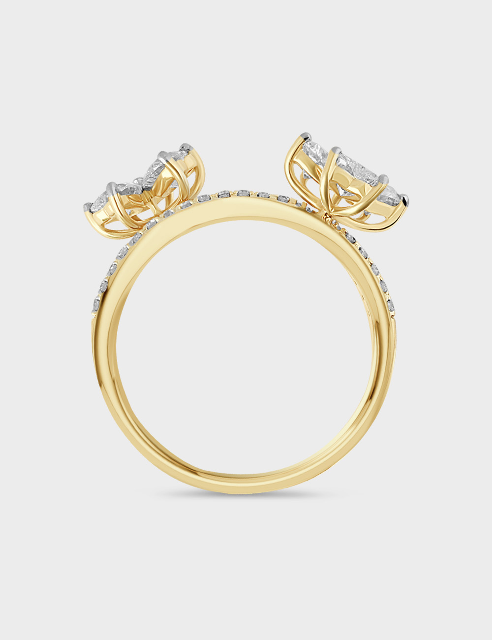 Whimsy Luxe Diamond Ring 1.56 carat FG-VVS, Yellow Gold, large, image 4