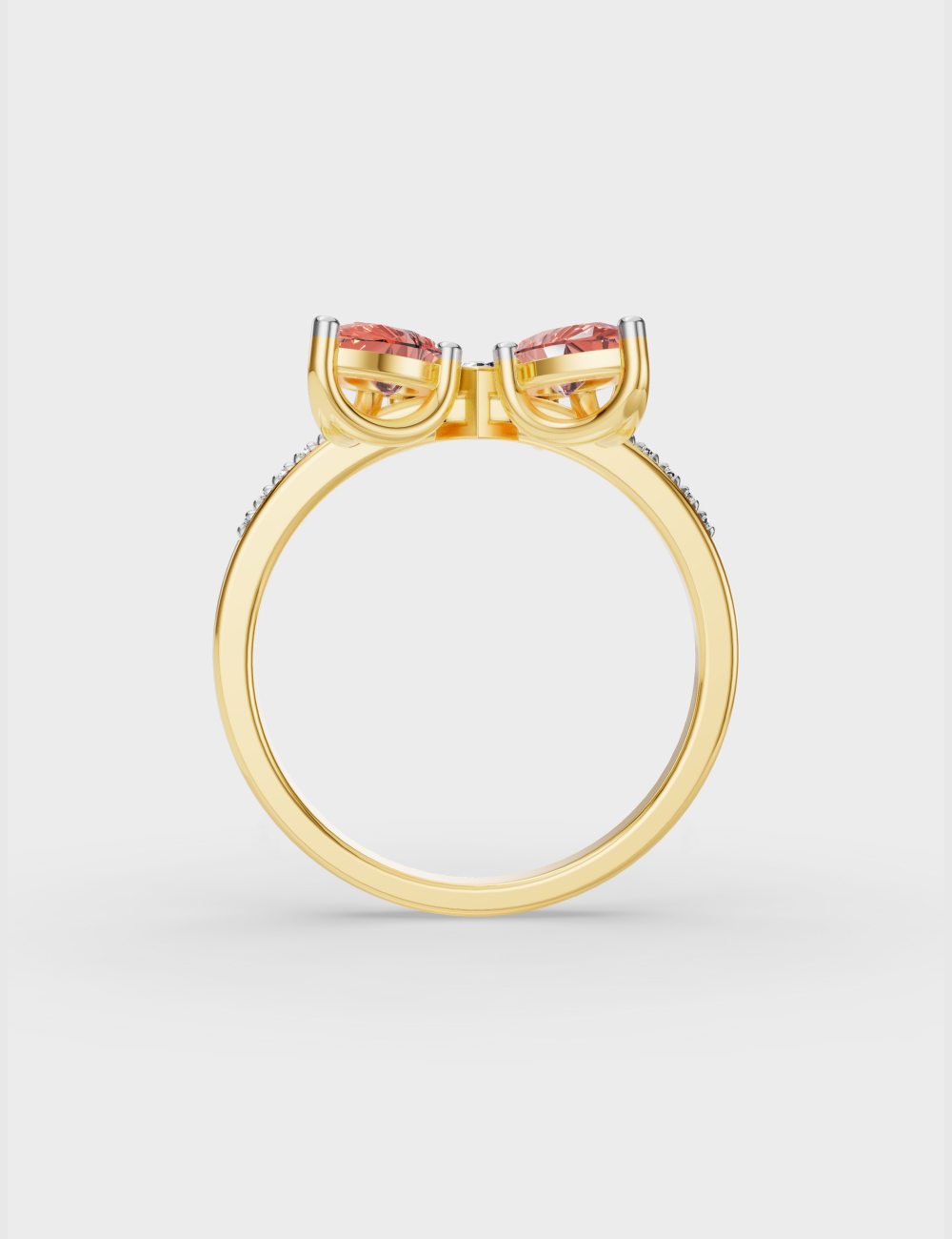 Impeccable Cuts Diamond Ring 1.63 carat FG-VVS, Yellow Gold, large, image 2
