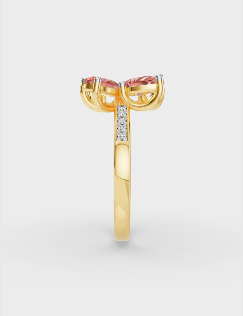 Impeccable Cuts Diamond Ring 1.63 carat FG-VVS, Yellow Gold, large, image 3