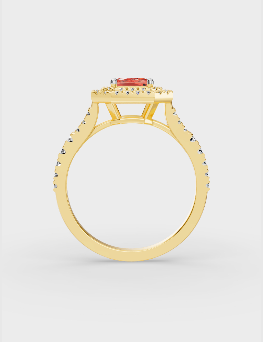 Classic Facets Diamond Ring 1.78 carat FG-VVS, Yellow Gold, large, image 2