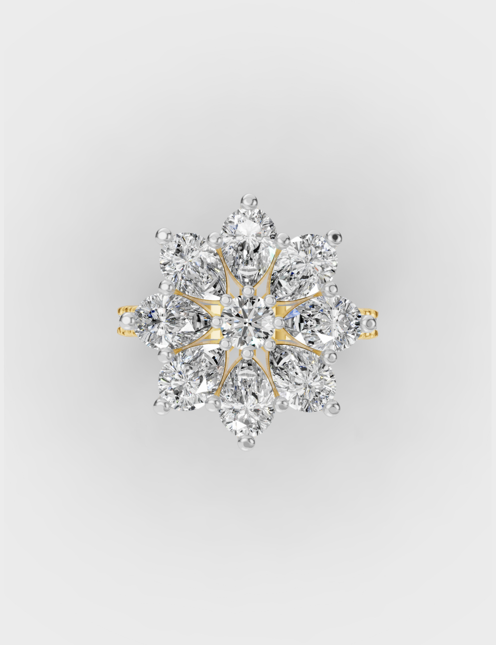 Sublime Radiance Diamond Ring 2.99 carat FG-VVS, Yellow Gold, large, image 4