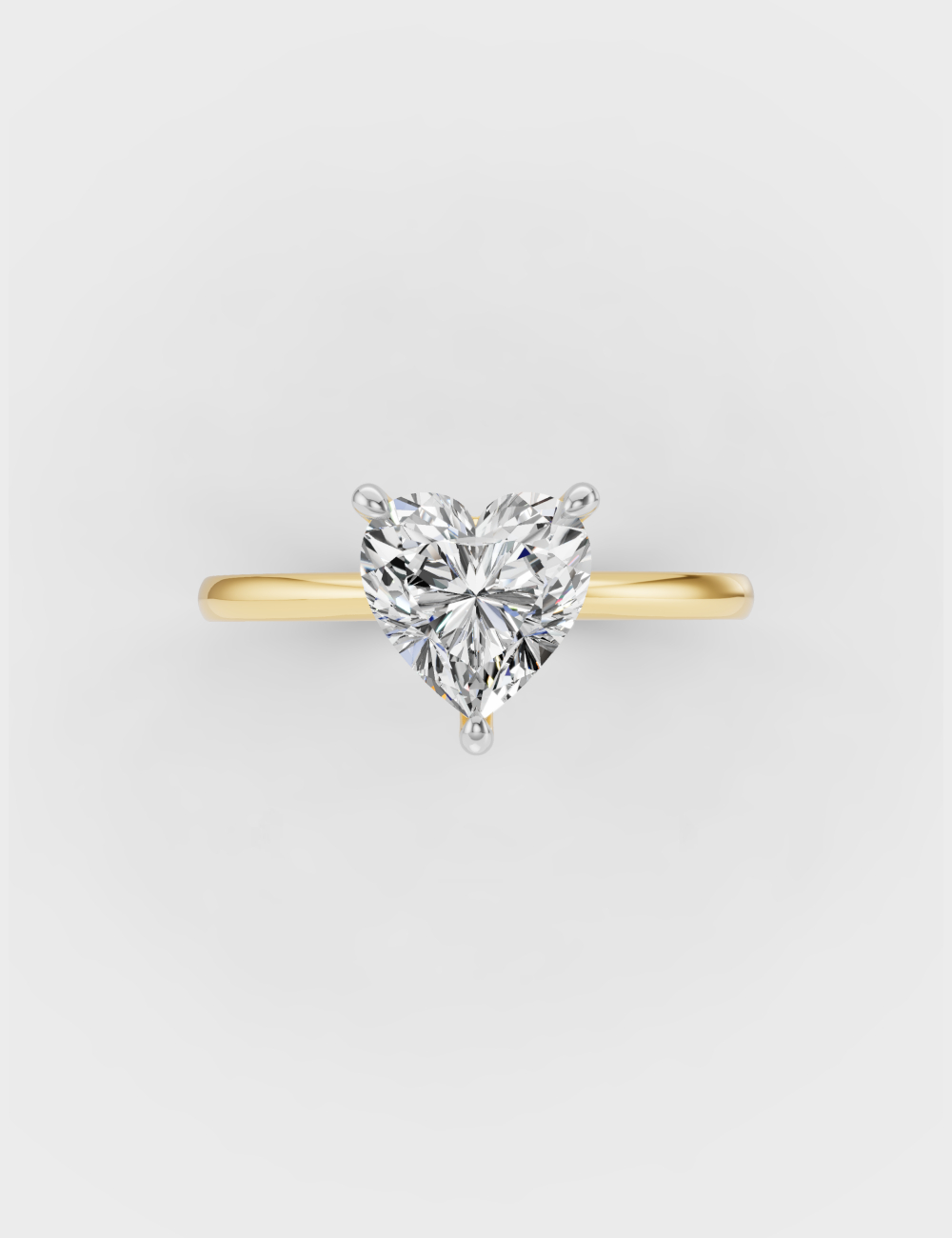 Love's Embrace Diamond Ring 1.1 carat FG-VVS, Yellow Gold, large, image 3