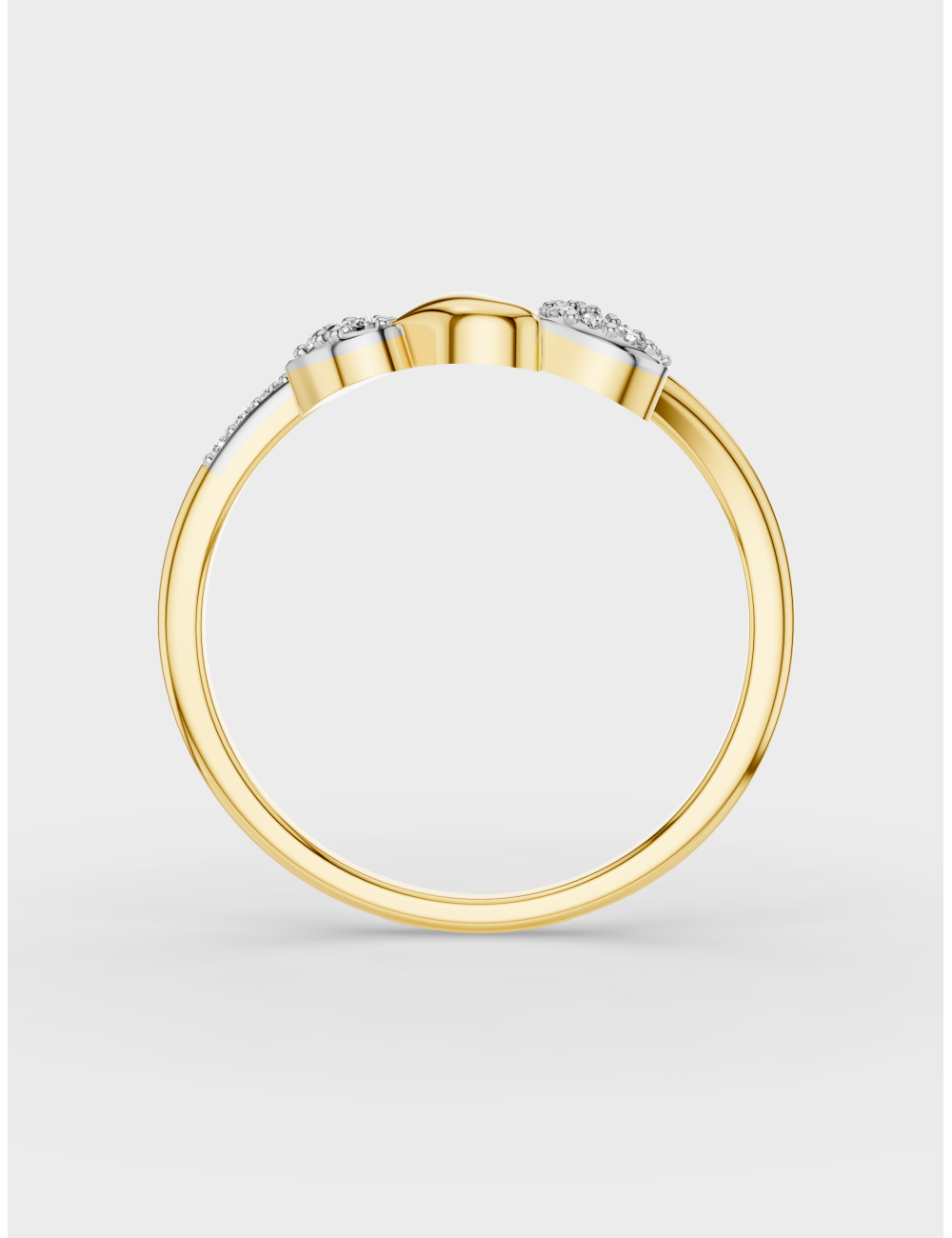 Whimsy Elegance Diamond Ring 11 cent FG-VVS, Yellow Gold, large, image 3