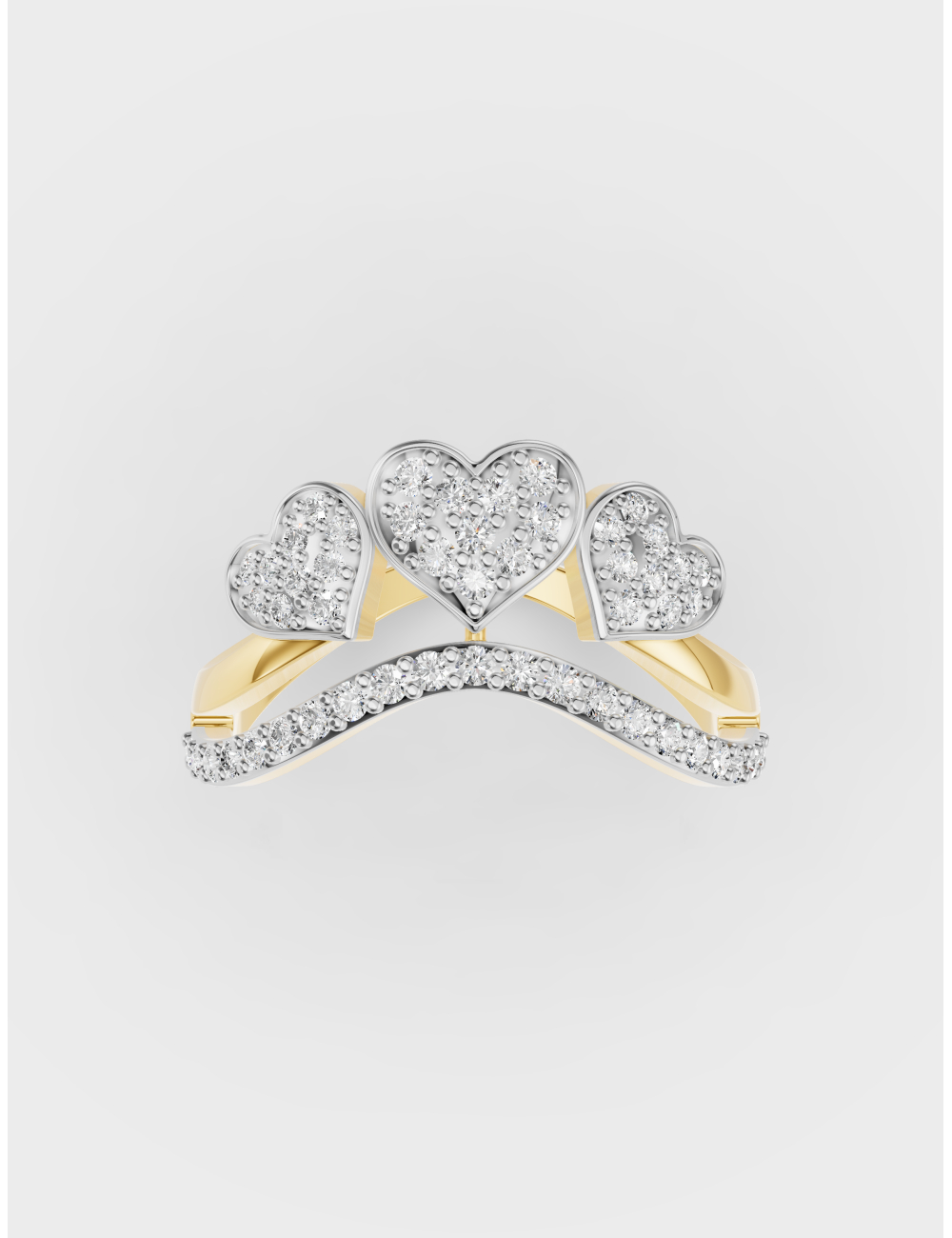 Sweet Nothings Diamond Ring 31 cent FG-VVS, Yellow Gold, large, image 2
