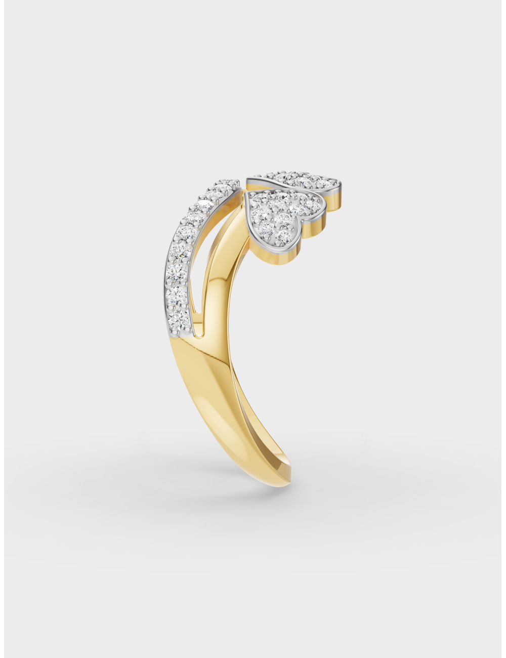 Sweet Nothings Diamond Ring 31 cent FG-VVS, Yellow Gold, large, image 3