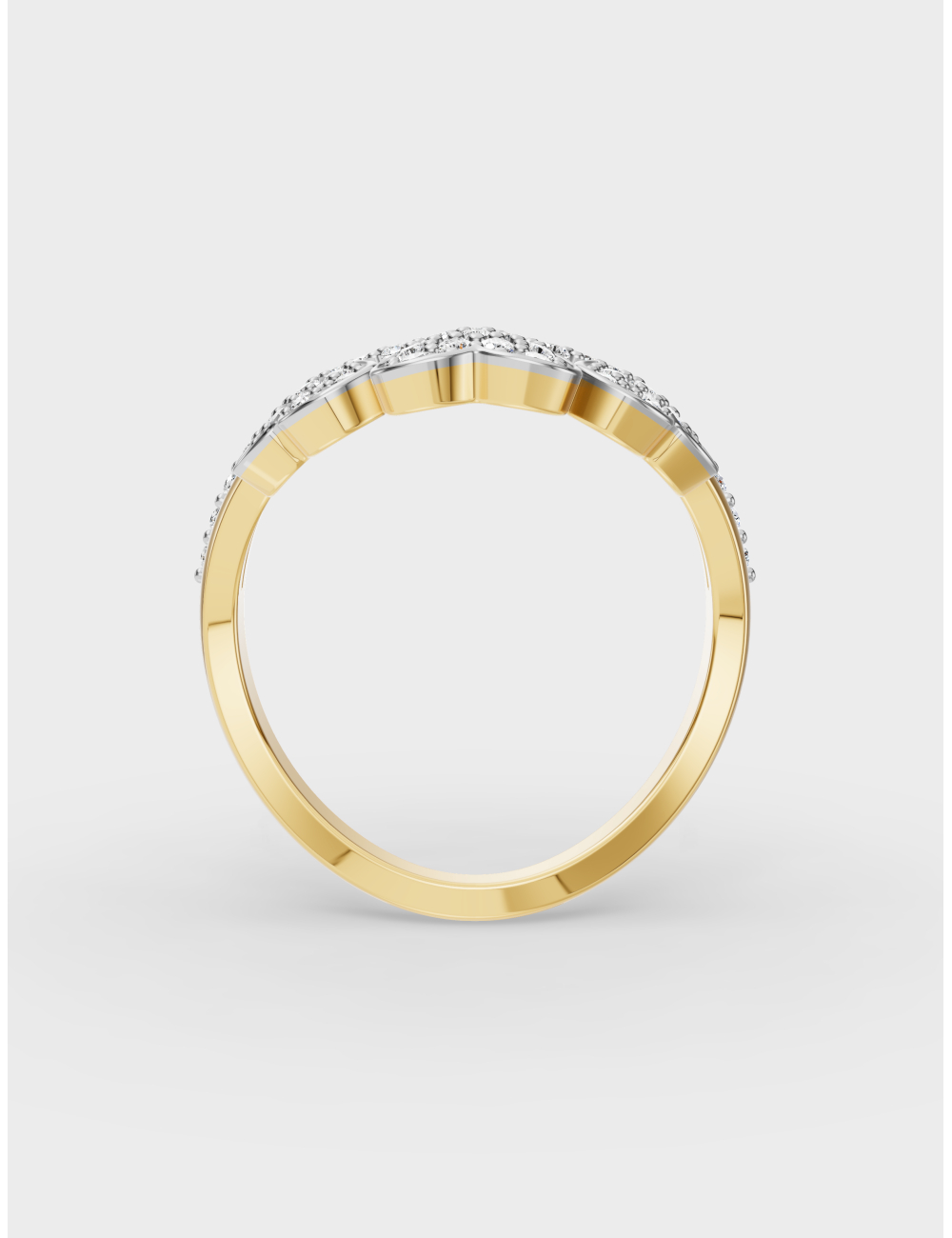 Sweet Nothings Diamond Ring 31 cent FG-VVS, Yellow Gold, large, image 4