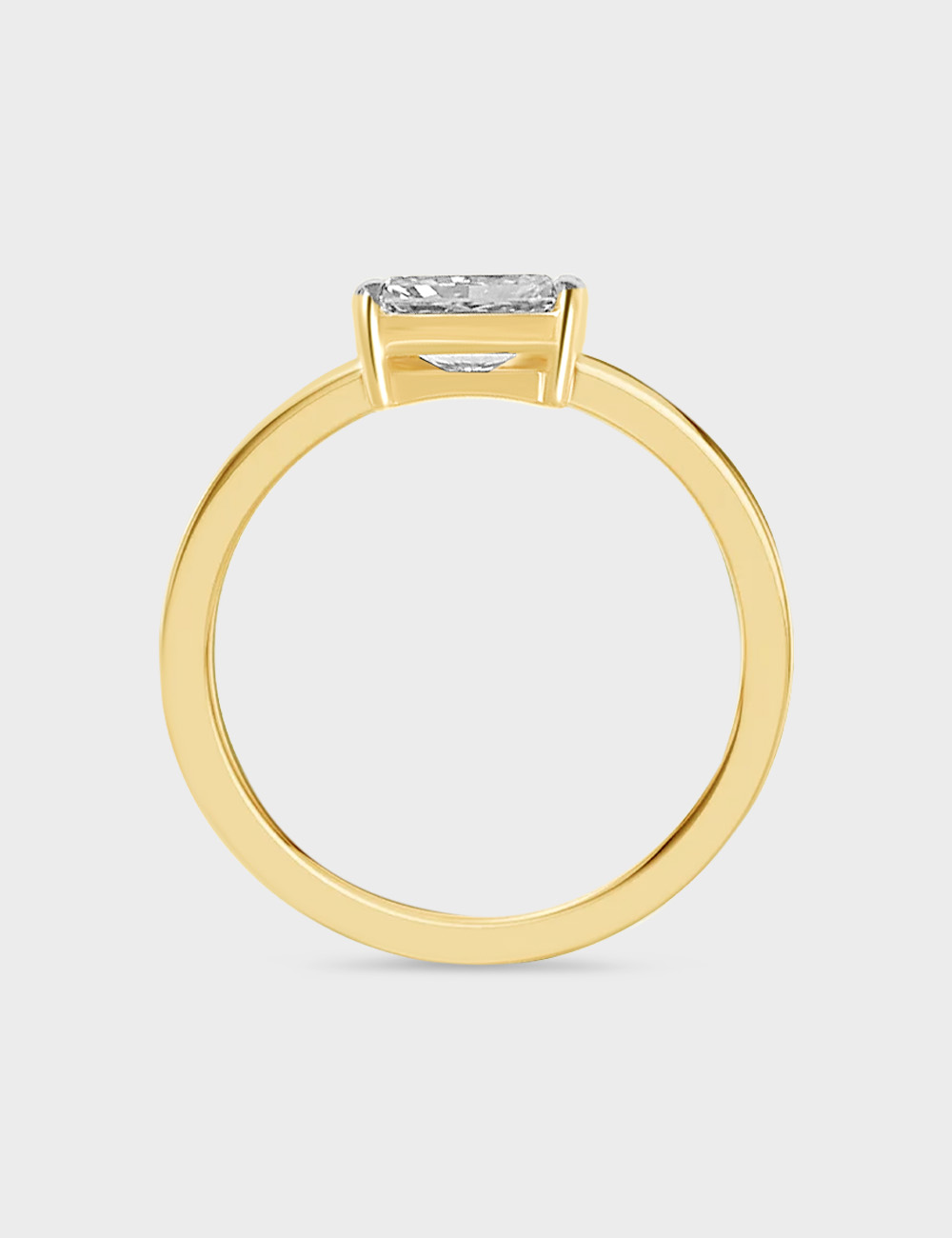 Avant Icon Diamond Ring 1.08 carat FG-VVS, Yellow Gold, large, image 3