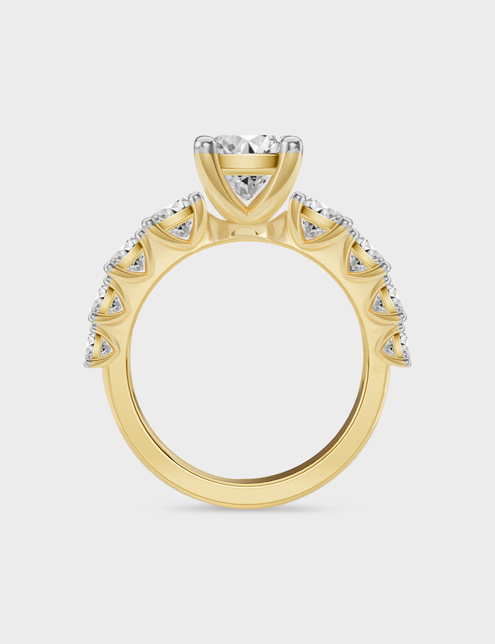 Pure Opulence Diamond Ring 2.78 carat FG-VVS, Yellow Gold, large, image 4