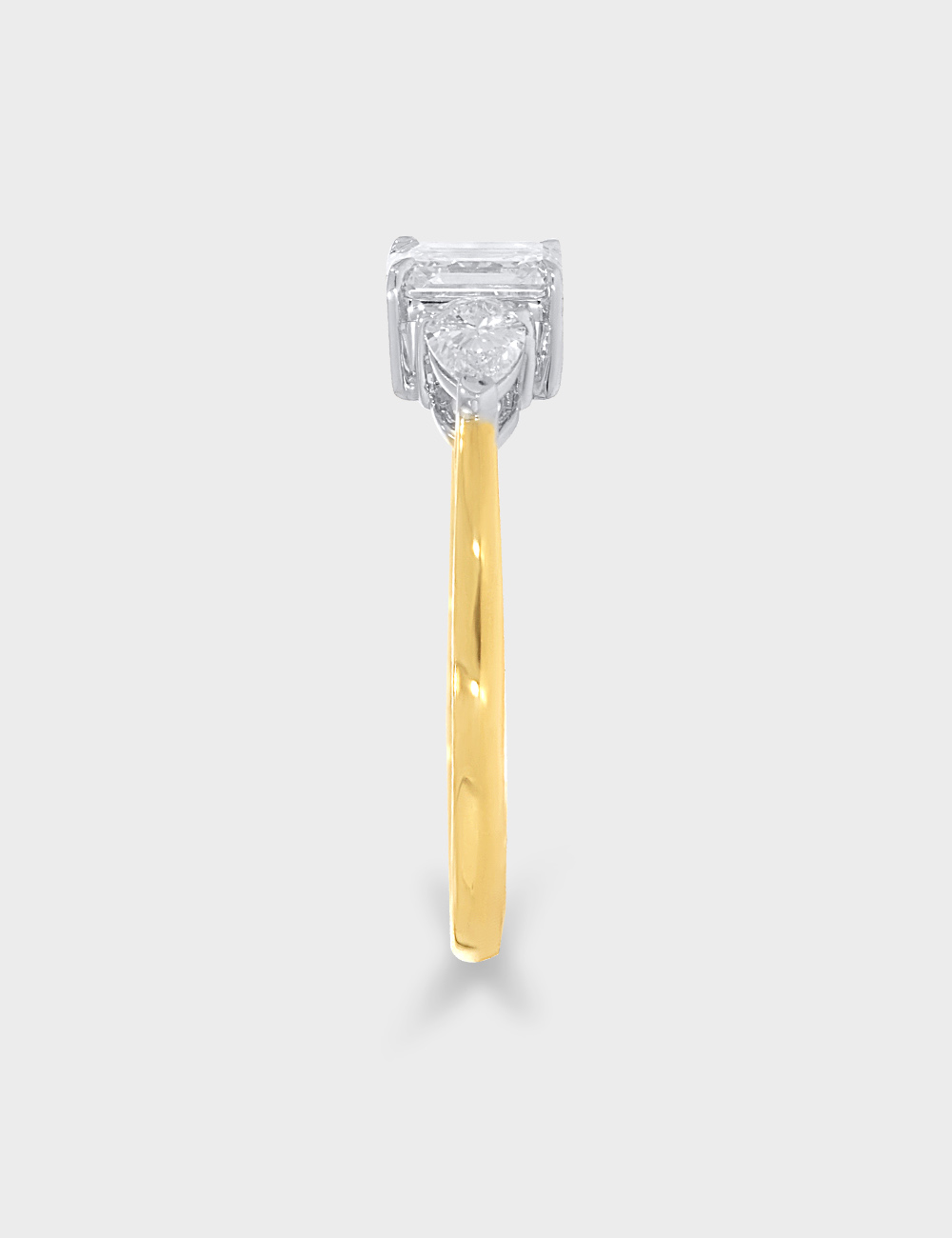 Evanna Diamond Ring 0.8 cent FG-VVS, Yellow Gold, large, image 4