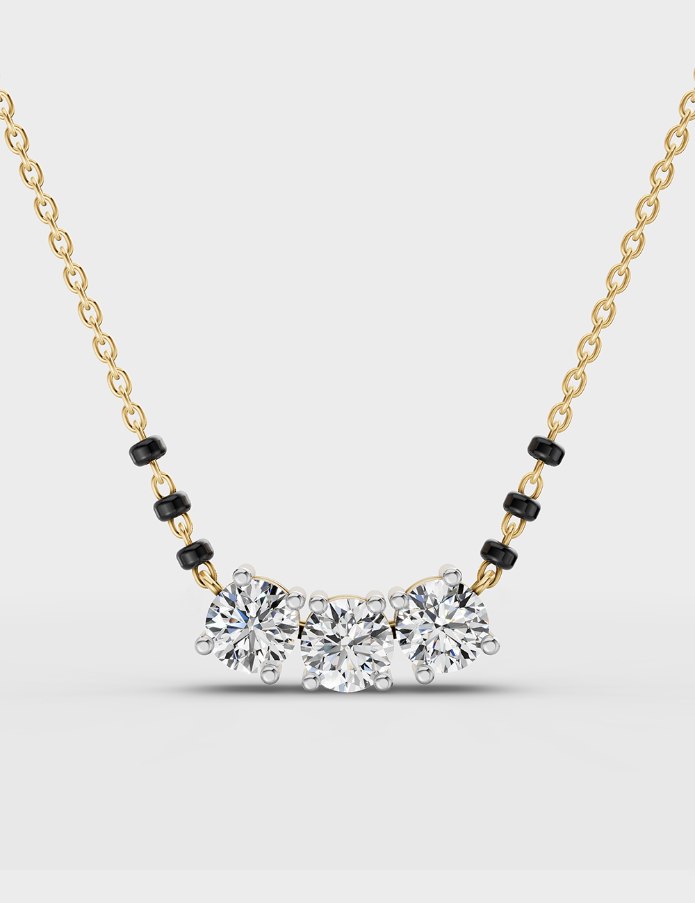Sublime Solitaire Pendant 90 cent FG-VVS, Yellow Gold, large, image 1
