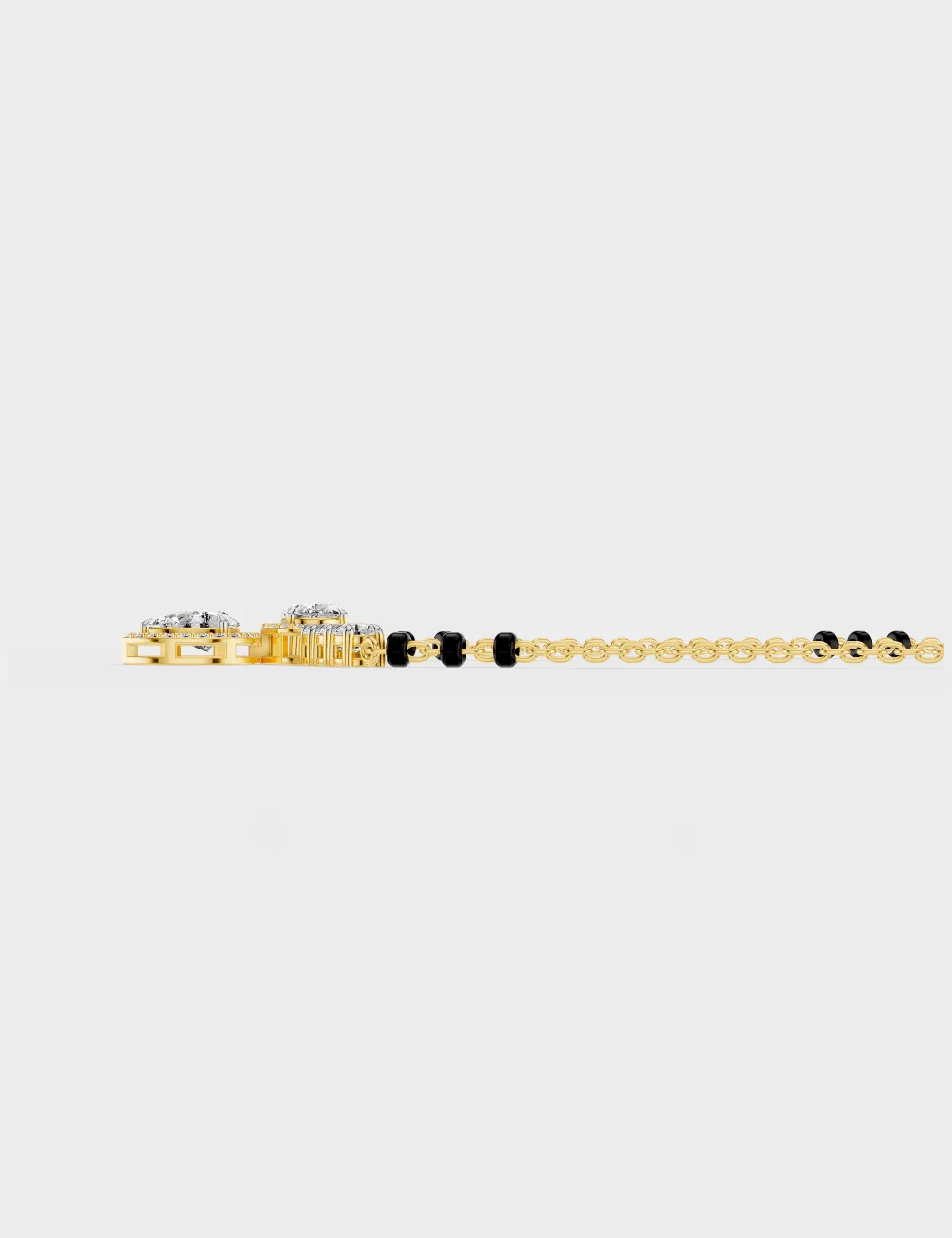 Aurora Drop Diamond Mangalsutra 2.68 carat FG-VVS, Yellow Gold, large, image 3