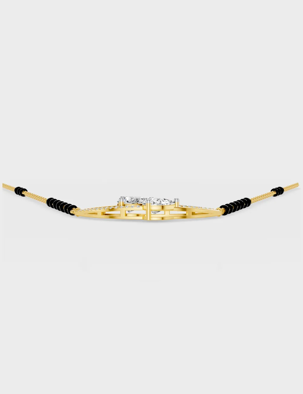 Sublime Elegance Diamond Mangalsutra 2.11 carat FG-VVS, Yellow Gold, large, image 4